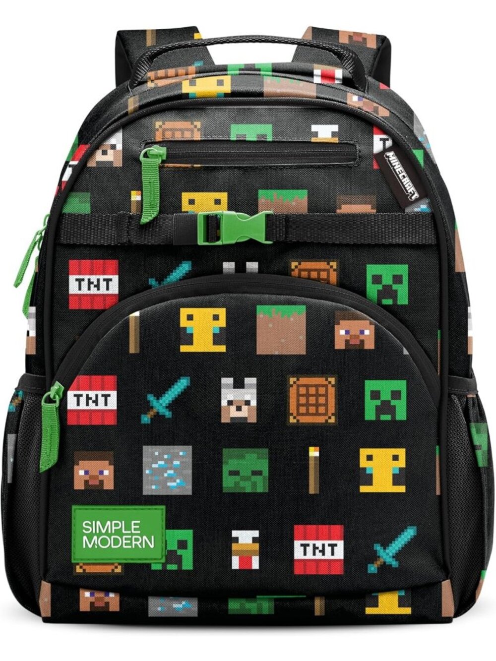 Stylish Minecraft-Inspired Backpack for Kids | 12L Capacity, Perfect for School